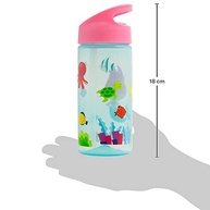 Garrafa Aventuras Sereia 400ml Rosa - Buba com Canudo Silicone e Tampa Higiênica - imagem 4