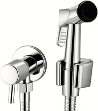 Ducha Higiênica Inox 304 com Gatilho Pressurizado e Mangueira 1,5m - Sistema Antivazamento - imagem 1