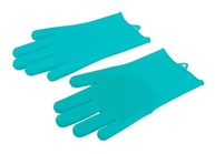 Luva de Limpeza em Silicone com Cerdas - Cores Sortidas 29x15cm | Eficiência e Conforto na Higienização - imagem 4