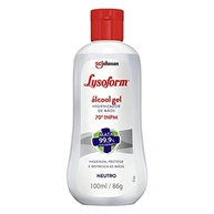 Lysoform Álcool em Gel 70% INPM - Desinfetante Higienizador 100ml - imagem 2