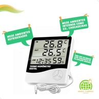 Termo Higrômetro Digital com Sensor - Monitoramento de Temperatura e Umidade Interno e Externo - imagem 5