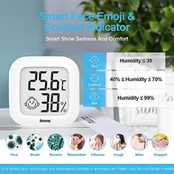 Termômetro Higrômetro Digital LCD Mini - Monitor de Temperatura e Umidade Ambiente com Display Moderno - imagem 4