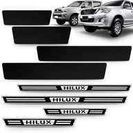 Soleira Adesiva Elegance Hilux 2008-2015 4 Portas: Proteção e Estilo Premium - imagem 1