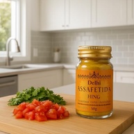 Assafétida Hing 50g Delhi Tempero Indiano Importado - Sem glúten - imagem 3