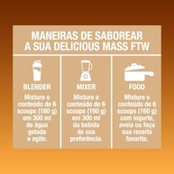 Delicious Mass Hipercalórico Refil 3kg Sabor Pudim de Leite Condensado - FTW - imagem 4