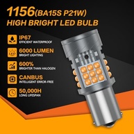 Lâmpada LED Sidaqi 1156 Âmbar CANBUS Anti-Hiperflash 6000LM - Segurança e Estilo para sua Seta! - imagem 3