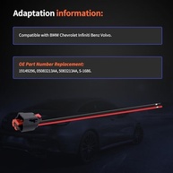 Conector Chicote Sensor ABS Roda HiSport 19149296 - Compatível BMW, Chevrolet, Infiniti, Benz, Volvo - imagem 5