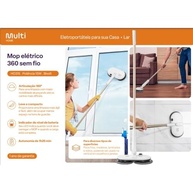 Mop Elétrico sem Fio Multi - HO315: Limpeza Inteligente para Pisos e Vidros com 15W e Bateria Bivolt - imagem 4