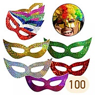 Máscaras de Carnaval 2025: Kit com 100 Holográficas! - imagem 2