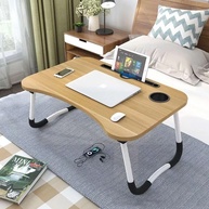 Mesa Portátil para Notebook com Ajuste de Altura e Design Moderno - Ideal para Home Office, Sofá e Cama - imagem 1