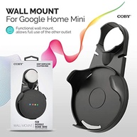 Suporte de Tomada Coby para Google Home Mini: Organização e Segurança | Preto - imagem 3