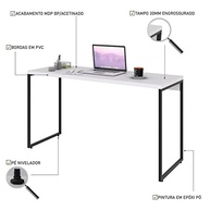 Mesa de Escritório Moderna 1,35m - Design Ergonômico e Estilo para Home Office - imagem 4