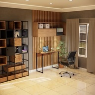 Escrivaninha Industrial para Home Office e Escritório com Design Moderno - imagem 4
