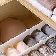 Organizador de Gavetas Ajustável Branco – Kit com 4 Unidades Topen Home - imagem 1