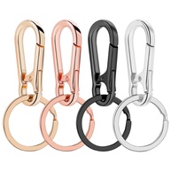 4 peças chaveiros de metal para mulheres e homens, chaveiro organizador de clipe para carro doméstico, acessórios de chaveiro cortado, Misto, Adult - imagem 1