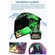 Capacete TRIPERSON Integral Homologado DOT: Segurança e Estilo para Sua Moto! - imagem 5
