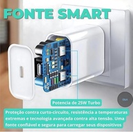 Carregador Turbo 25W para iPhone 8 ao 14: Rápido, Seguro e Homologado Anatel - imagem 4