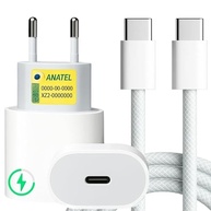 Carregador Turbo 25W Tipo C e USB Ultra Rápido - Homologado Anatel - imagem 2