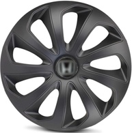 Jogo 4 Calotas Esportivas Velox Aro 15 - Preto Fosco para Honda Fit, City e Civic - imagem 5