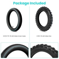 Kit 2 Pneus Off-Road 2.50-10 e Câmaras Resistentes para Motos 50cc/70cc - Honda CRF50/XR50, Suzuki - imagem 3
