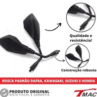 honda-a-5-z400-longa-pontas-haste-retrovisor-fixa-kawasaki-par-para-a