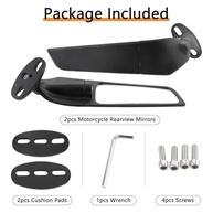 Espelho Retrovisor Stealth Wing para Motos Honda, Kawasaki e Suzuki - Design Ajustável e Campo de Visão Ampliado - imagem 3