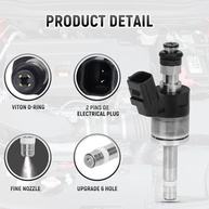 Injetores de Combustível DERI para Honda Civic, Accord e CRV 1.5L Turbo - Kit 4 Unidades - imagem 3