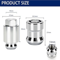 Trava de Roda Antiroubo Premium para Honda CR-V, Civic e Accord | Segurança Aprimorada e Design Elegante - imagem 3