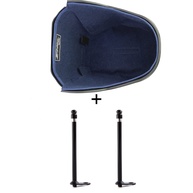 Forração Baú Honda Elite 125 Azul Premium + 2 Antenas - Organização e Proteção - imagem 1