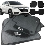 Jogo de Tapetes de Borracha Personalizado para Honda HR-V (2015-2018) - 3 Peças, Traseira Inteiriça, Impermeável e Logo Bordado - imagem 1