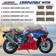 Pastilhas de Freio Sinterizadas LOCOPOW Dianteiras e Traseiras para Honda CBR 600RR e CBR 1000RR (2006-2017) - imagem 5