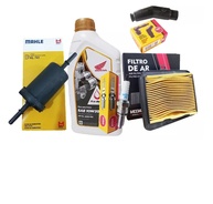 Kit Revisão Completa CG 160 Fan: Óleo Original Honda, Velas NGK, Filtros Mahle e Vedamotors - imagem 1