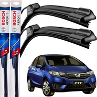 Par de Palhetas Limpador Parabrisa Bosch Aerofit Original Honda Fit 2015-2018 - imagem 2