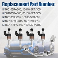 Kit Injetores Combustível Honda Civic Si, CR-V, Accord 1.5 Turbo (2017-2021) - Peça 16010-5PA-305 - imagem 4