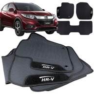 Jogo de Tapetes Borracha Honda HRV 2019-2022: Proteção Impermeável com Logo Bordado e Design Personalizado (3 Peças) - imagem 2