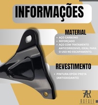 Suporte de Escapamento Reforçado para Honda Titan Fan 125 (2000-2008) - imagem 5
