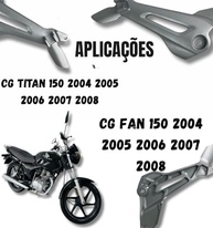 Par Suporte Bacalhau Honda CG Titan 150 (2004-2008) - Qualidade e Segurança - imagem 5