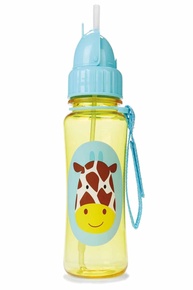 Garrafa Zoo Girafa Skip Hop Amarela - 350ml com Canudo Extra - imagem 3