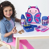 Kit Lanche Zoo Borboleta Skip Hop Rosa - Prático e Seguro para Levar Alimentos - imagem 3