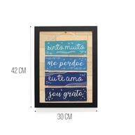 Quadro Decorativo 30x42cm Hoponopono | Design Moderno com Moldura Premium - imagem 4