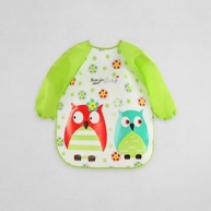 Babador Blusa com Manga Longa Impermeável para Bebês - Proteção Total na Hora da Comida - imagem 2