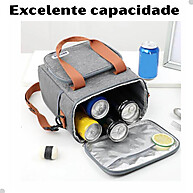 Bolsa Térmica 12 Latinhas – Marmita e Bebidas Frias por Horas! - imagem 2