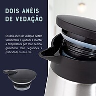 Garrafa Térmica Oster 1000ml: Café Quente por Horas! - imagem 2