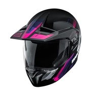 Capacete Moto Bieffe 3Sport Horizon Preto Brilhante Rosa: Segurança e Estilo para Sua Pilotagem - imagem 3