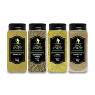 Kit com 4 Temperos Linha Premium: Pimenta Síria, Hortelã, Zaatar e Cominho Pó - Frasco de Vidro Spice Forest - imagem 2