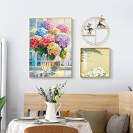 Kit de Pintura com Diamantes 5D - Flor de Hortênsia | Arte Relaxante para Adultos - imagem 5