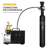 Tanque HPA Fibra de Carbono TUXING 0.7L 4500Psi - Potência e Segurança para seu Rifle PCP e Paintball - imagem 5