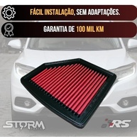 Filtro de Ar Esportivo Lavável Honda HR-V 1.8 16v Flex (2016-2022) - Performance e Economia - imagem 4