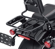 Bagageiro Esportivo Preto HTTMT para Harley Davidson Fat Boy/Breakout (2018-2020) - Design Rápido e Versátil - imagem 1