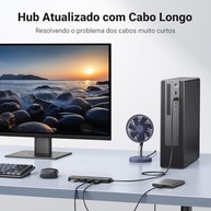 UGREEN Hub USB 3.0 4 em 1,Divisor USB-A, Expansor USB Ultrafino para Mouse, Teclado, Pen Drive, Disco U, Impressora, Compatível com Laptop, PC de Mesa, Xbox, PS5 e Muito Mais, 2 Pés - imagem 3